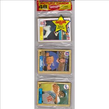 1987 Topps Baseball 49 Card Rack Pack w/ Dale Murphy On Front
