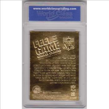 Graded Gem Mint 10 - Tom Brady 2006 Merrick Mint 2000 Draft Pick 23 Kt Gold Card