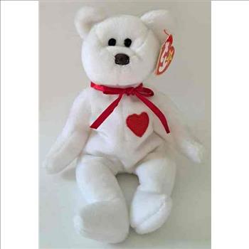 1993 Ty Beanie Baby VALENTINO THE BEAR - With Original Tags