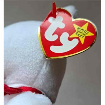 1993 Ty Beanie Baby VALENTINO THE BEAR - With Original Tags