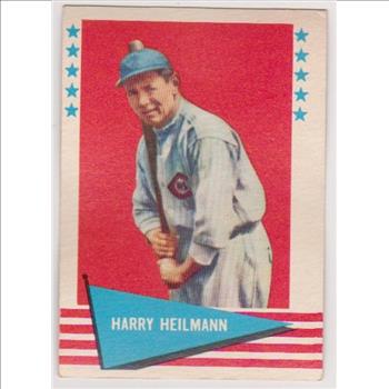 1961 Fleer Harry Heilmann #42 Card - HOF'er