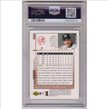 Graded PSA Gem Mint 10 - Derek Jeter 2000 Upper Deck MVP #210 Card