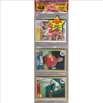  1987 Topps Baseball 49 Card Rack Pack w/ Ozzie Smith On Front