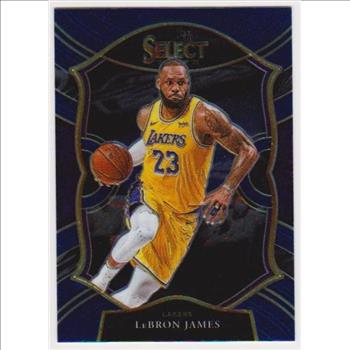 Lebron James 2020-21 Panini Select #23 Card