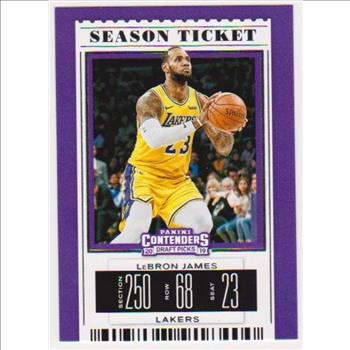 Lebron James 2019 Panini Contenders Draft Picks #38 Card