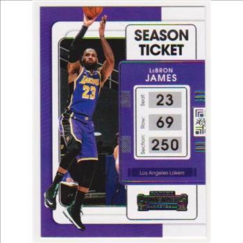 Lebron James 2021-22 Panini Contenders #62 Card