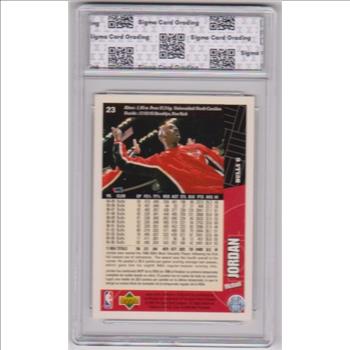 Graded Sigma Mint 9 - Michael Jordan 1996-97 Collector's Choice Spanish #23 Card