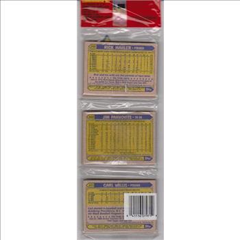 1987 Topps Baseball 49 Card Rack Pack w/ Kirby Puckett On Front