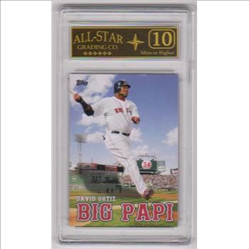 Graded 10 - David Ortiz 2020 Topps Archives #308 Card