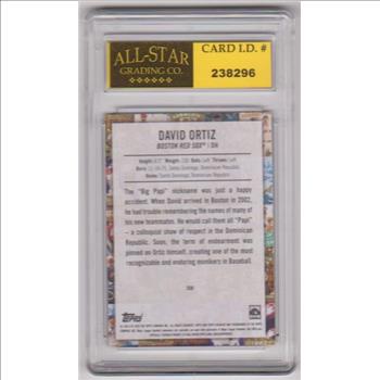 Graded 10 - David Ortiz 2020 Topps Archives #308 Card