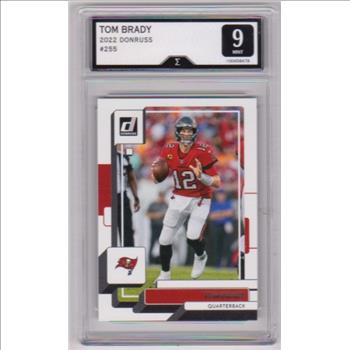 Graded Sigma Mint 9 - Tom Brady 2022 Donruss #255 Card