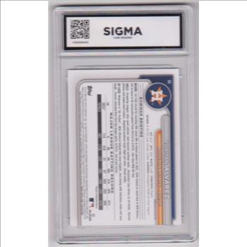 Graded Sigma Gem Mint 10 - Yordan Alvarez 2024 Bowman #53 Card