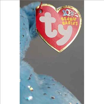 2002 Ty Beanie Baby DECADE THE BEAR - With Original Tags