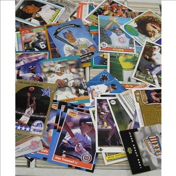 Huge Collection of 3,200 Assorted Sports Cards - Baseball, Football, Basketball, Hockey + More - Combined Retail Value $150+
