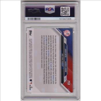 Graded PSA Gem Mint 10 - Juan Soto/Aaron Judge 2024 Topps Now #713 Card