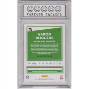 Labeled Gem Mint 10 - Aaron Rodgers 2020 Donruss #103 Card