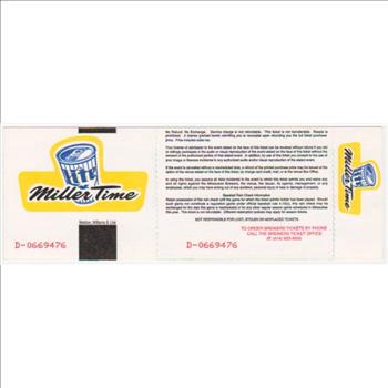 1998 Mark McGwire Home Run Record Breaking Season Cardinals/Brewers UNUSED Baseball Game Ticket - Home Run #64 Game!