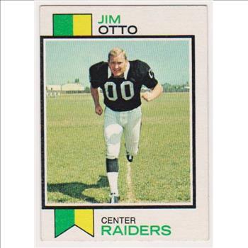 1973 Topps Jim Otto #461 Card - HOFer