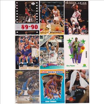 Basketball Card Collection w/ Michael Jordan, Scottie Pippen + More
