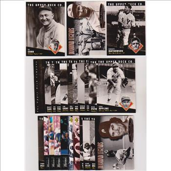 25 Different 1994 Upper Deck All-Time Heroes Cards - Ty Cobb + More