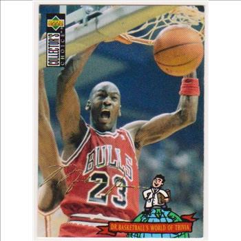 MICHAEL JORDAN Gold Signature - 1994-95 Collectors Choice Italian #402 - Tough To Pull Insert Card