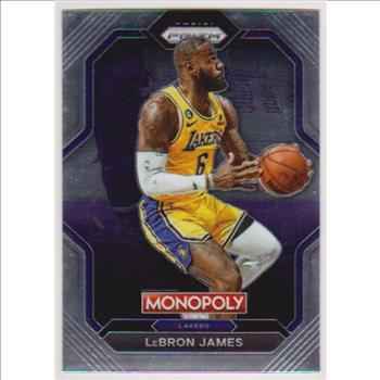Lebron James 2022-23 Panini Prizm Monopoly Prizm Skills #PS7 Insert Card