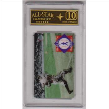  Graded 10 - Babe Ruth 1998 Nexstar 30 Minute Lenticular Phone Card