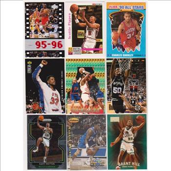 Basketball Card Collection w/ Michael Jordan, Scottie Pippen + More