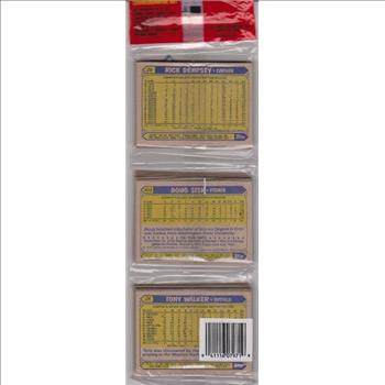 1987 Topps Baseball 49 Card Rack Pack w/ Lou Whitaker On Front