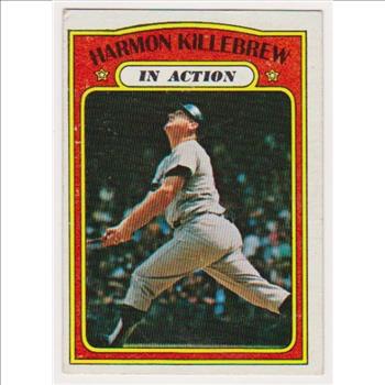 1972 Topps Harmon Killebrew #52 Card - HOF'er