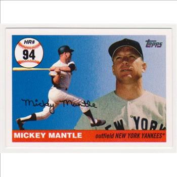 Mickey Mantle '55 Topps Style HR #94 2006 Topps #MHR94 Insert Card
