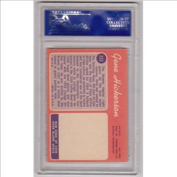 Graded PSA NM-MT 8 - Gene Hickerson 1970 Topps Football #233 Card