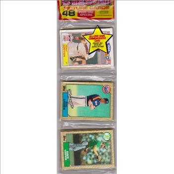 1987 Topps Baseball 49 Card Rack Pack w/ Tony Gwynn On Front