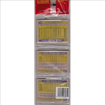 1987 Topps Baseball 49 Card Rack Pack w/ Tony Gwynn On Front