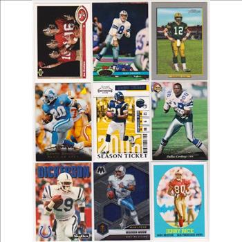 Football Card Collection 1991-2021 w/ Joe Montana, Troy Aikman + More