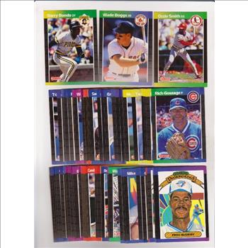 150 Assorted 1989 Donruss Baseball Cards w/ Stars - Barry Bonds + More