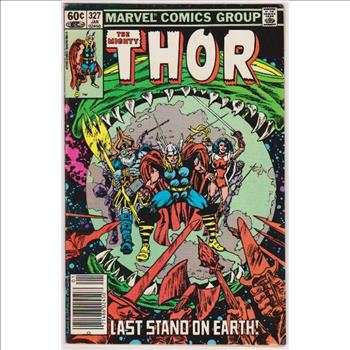 1983 The Mighty Thor #327 Issue - Marvel Comics
