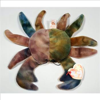 1996 Ty Beanie Baby Claude The Crab - With Original Tags