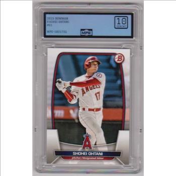 Graded MPE Gem Mint 10 - Shohei Ohtani 2023 Bowman #51 Card