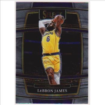 Lebron James 2021-22 Panini Select #100 Card