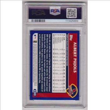 Graded PSA Mint 9 - Albert Pujols 2003 Topps #200 Card