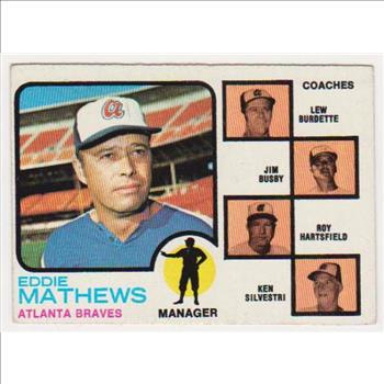 1973 Topps Eddie Mathews #237 Card - HOF'er