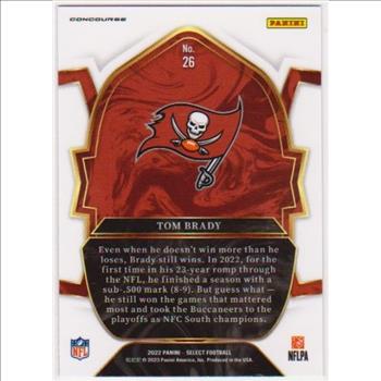 Tom Brady 2022 Panini Select #26 Card