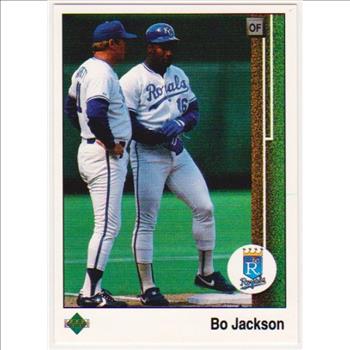 Error - 1989 Upper Deck Bo Jackson Double Back Error