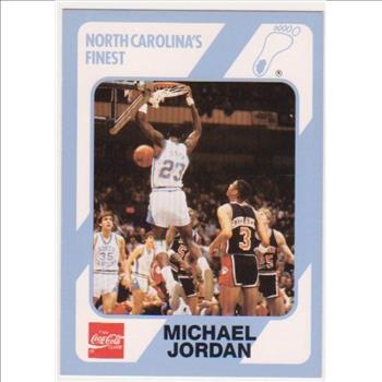 Michael Jordan 1989 North Carolina #15 College Card