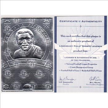 1993 Legendary Foils Elvin Hayes Sculpted Card With COA 