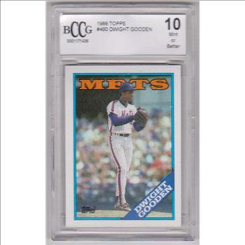 Graded BCCG 10 - Dwight Gooden 1988 Topps #480 Card
