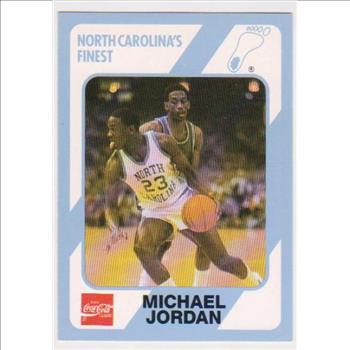 Michael Jordan 1989 North Carolina #17 College Card