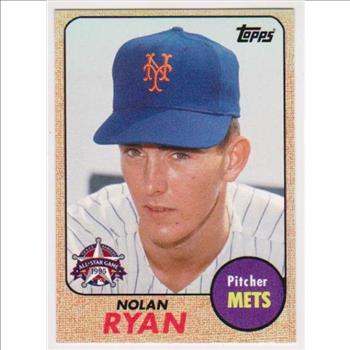 Nolan Ryan 1995 Topps '68 Topps Style All-Star Fan Fest #2 Of 5 Card