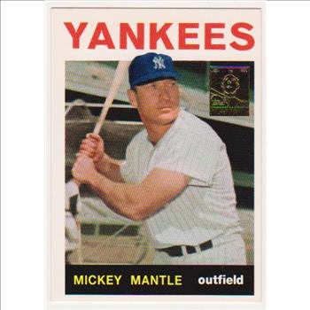 Mickey Mantle 1964 Topps #50 Commemorative Card - 1996 Topps #14 of 19 Insert Card